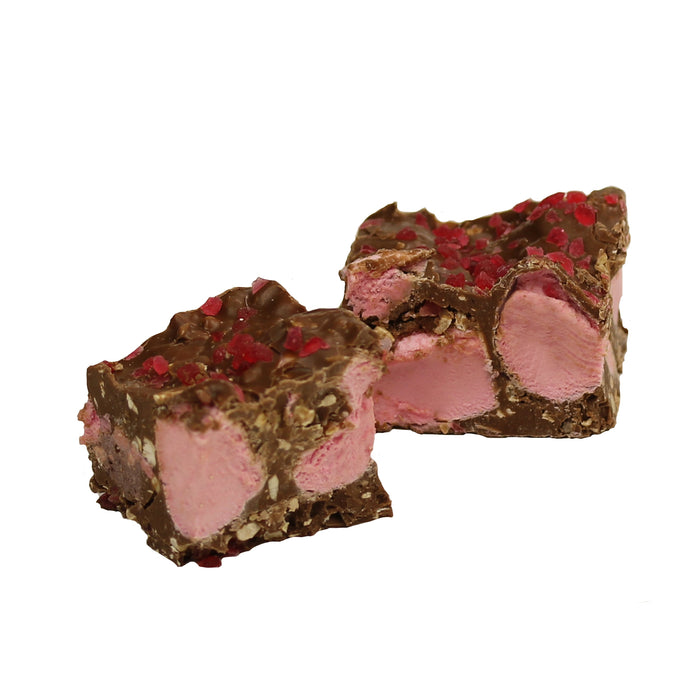 Milk Raspberry Chips & Jellies Rocky Road Box 200g