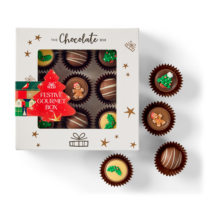 Festive Gourmet Christmas Gift Box 110g (9pce)