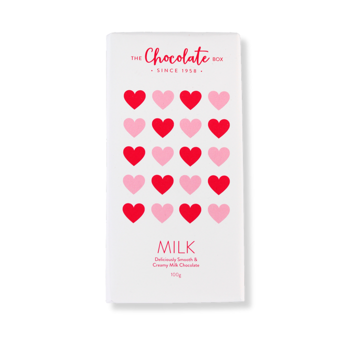 Heart Milk Chocolate Block