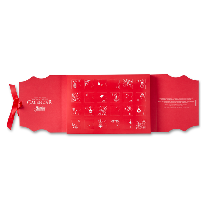 Milk, Dark and White Chocolate Advent Calendar 350g