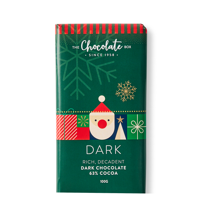 Christmas Chocolate Block Dark 100g