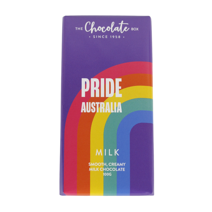 PRIDE Australia Milk Chocolate Block