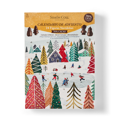 Simon Coll 3D Advent Calendar Dark 216g