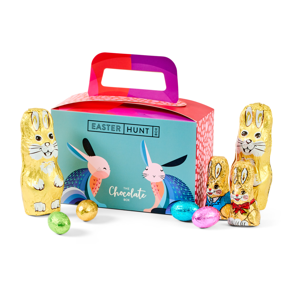 Easter Suitcase Bunny and Eggs 132g — Chocolate Box