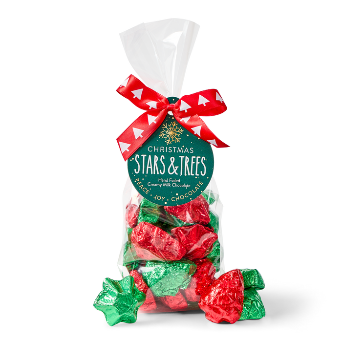 Milk Chocolate Foiled Stars 180g
