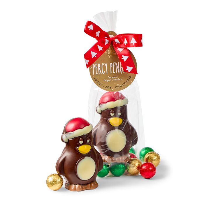 Christmas Penguin and Baubles Dark Chocolate 88g
