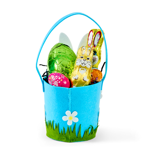 Easter Felt Basket with Bunny & Eggs