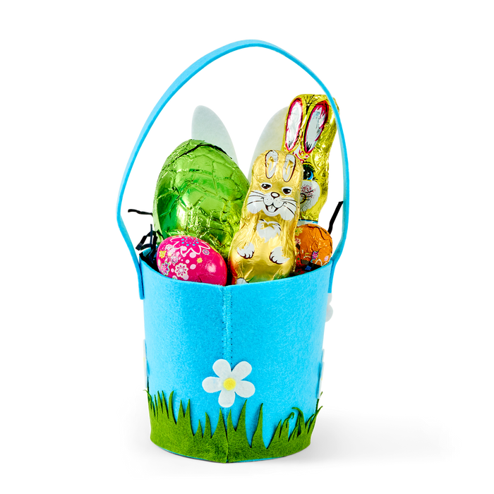 Easter Felt Basket with Bunny & Eggs