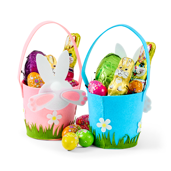 Easter Felt Basket with Bunny & Eggs