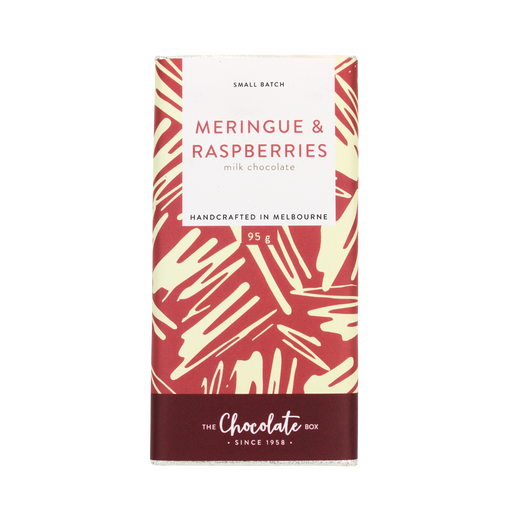 Milk Meringue and Raspberry Block, 95g *Small Batch*