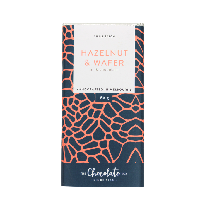 Milk Hazelnut & Wafer Block, 95g *Small Batch*