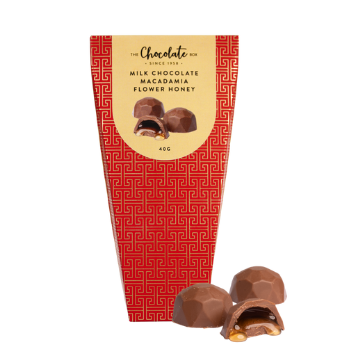 Lunar New Year - Year of the Horse Honey Flower Macadamia Chocolate 40g