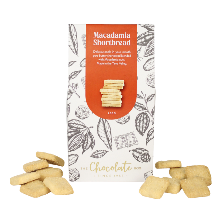 Macadamia Shortbread Bites Box 200g