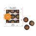 Zesty Dark Orange and Creamy Milk Truffles Box 120g (9pc)