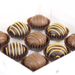 Zesty Dark Orange and Creamy Milk Truffles Box 120g (9pc)