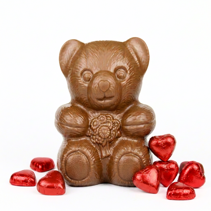 Teddy Bear with Hearts Milk 240g
