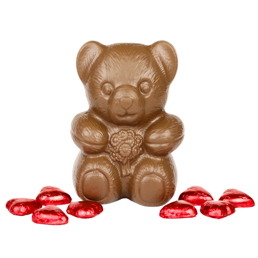 Teddy Bear with Hearts Milk 240g