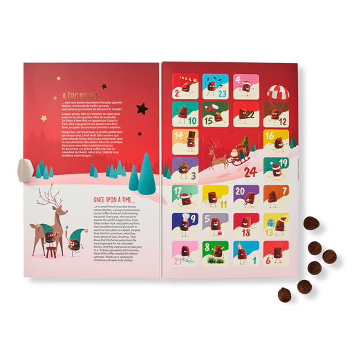 French Dark Chocolate Truffle Advent Calendar 170g