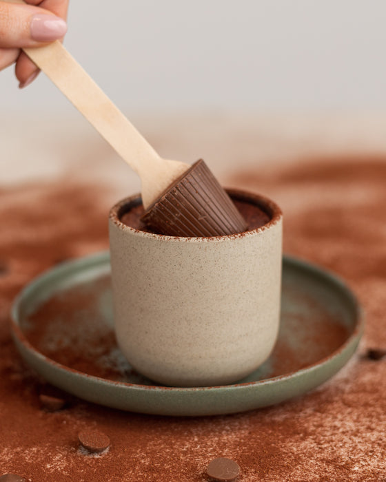 Hot Chocolate Dipping Spoons Milk 2pk 70g