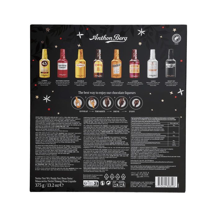 Anthon Berg Liqueur Bottles Advent Calendar 375g
