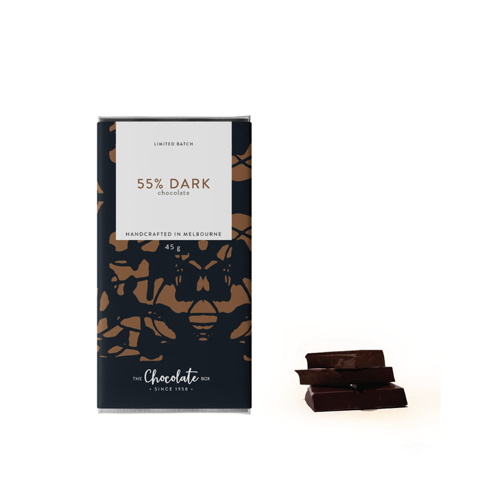 Dark Chocolate Block, 55% Cocoa, 45g *Limited Batch*