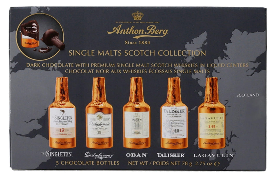 Anthon Berg Single Malt Scotch 5 pack 78g