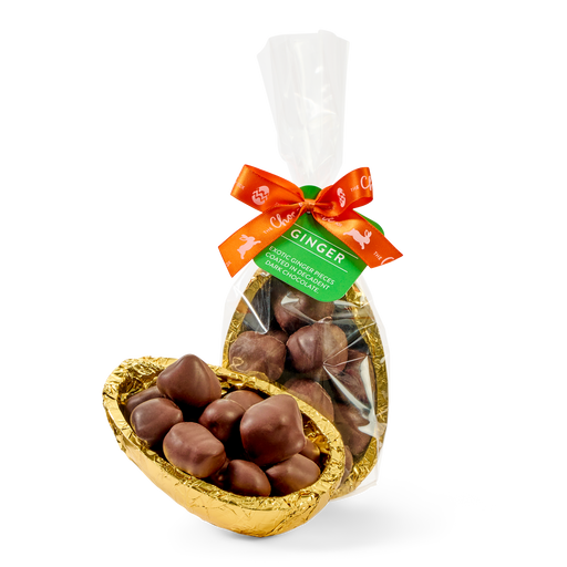 [PRE-ORDER] Half Egg Dark Chocolate Ginger 230g