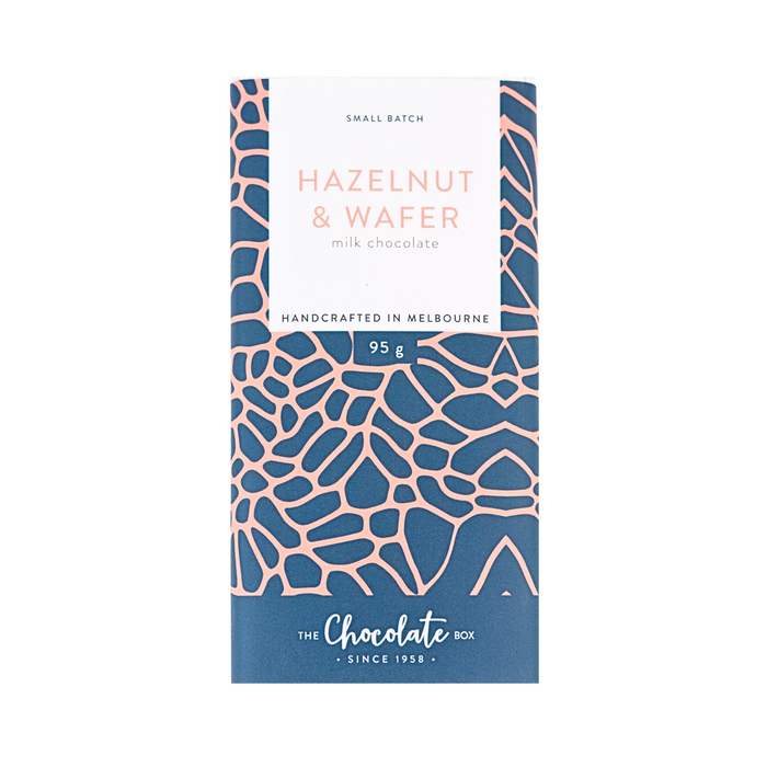 Milk Hazelnut & Wafer Block, 95g *Small Batch*