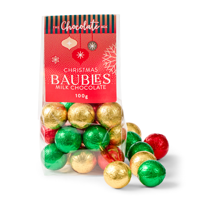 Milk Chocolate Baubles 100g
