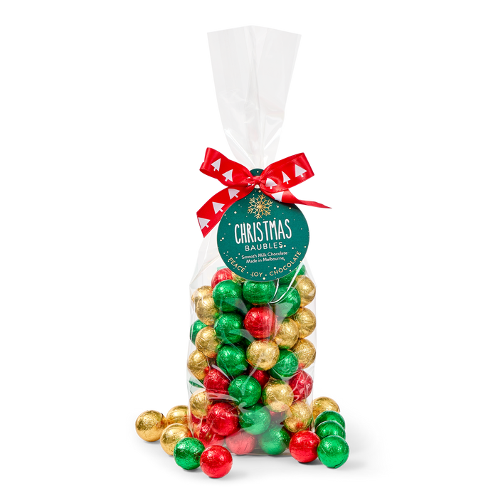 Milk Chocolate Christmas Baubles 400g