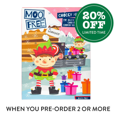 Moo Free Dairy Free Advent Calendar 70g DAIRY FREE, VEGAN, GLUTEN FREE *PRE ORDER*