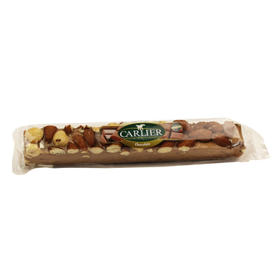 Carlier Soft Nougat Hazelnut and Almonds 100g