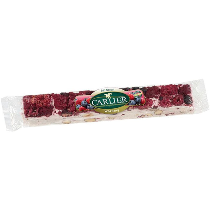 Carlier Soft Nougat Wild Berries, Almonds & Hazelnut 100g