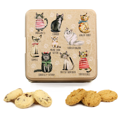 Cats in Jumpers Embossed Tin 160g