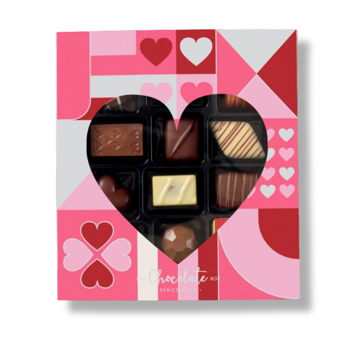 Classic Assorted Chocolate Box in Heart Sleeve 175g