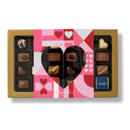 Classic Assorted Chocolate Box in Heart Sleeve 355g