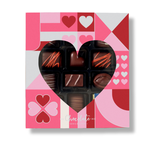 Classic Dark Chocolate Box in Heart Sleeve 175g