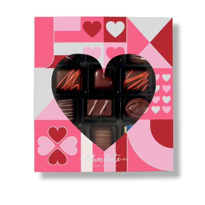 Classic Dark Chocolate Box in Heart Sleeve 175g