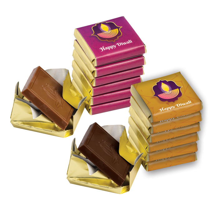 Diwali Milk and Dark Neapolitans Bag 180g (30pc)