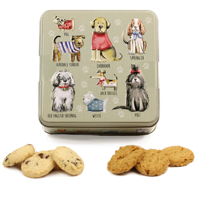 Dogs in Jumpers Embossed Tin 160g