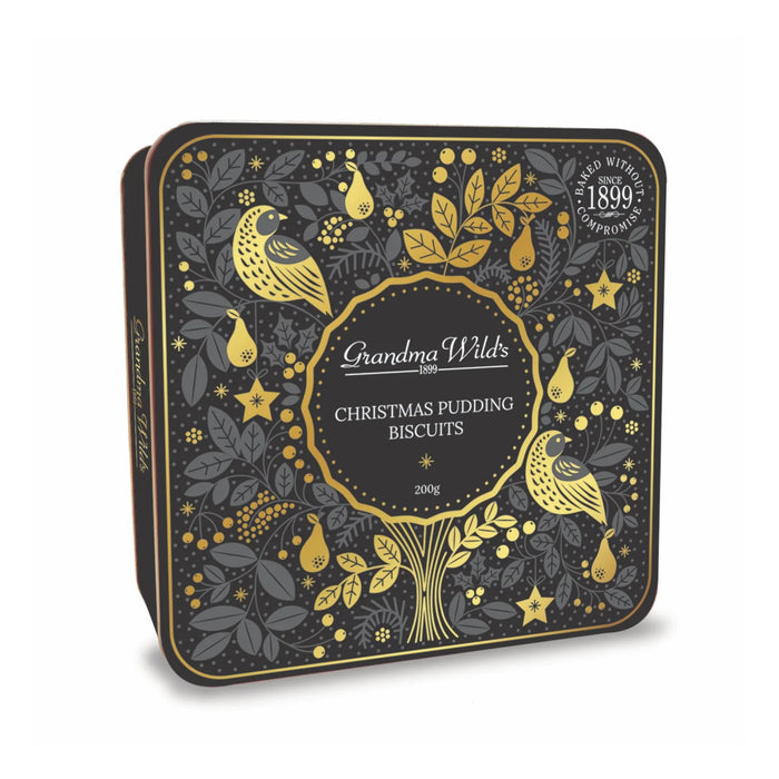 Partridge in Pear Tree Xmas Pudding Biscuits 200g
