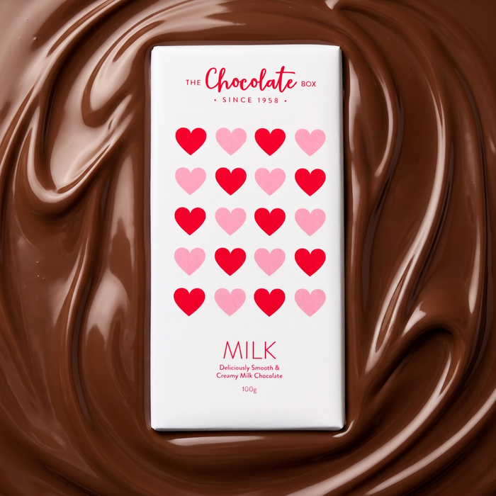 Heart Milk Chocolate Block