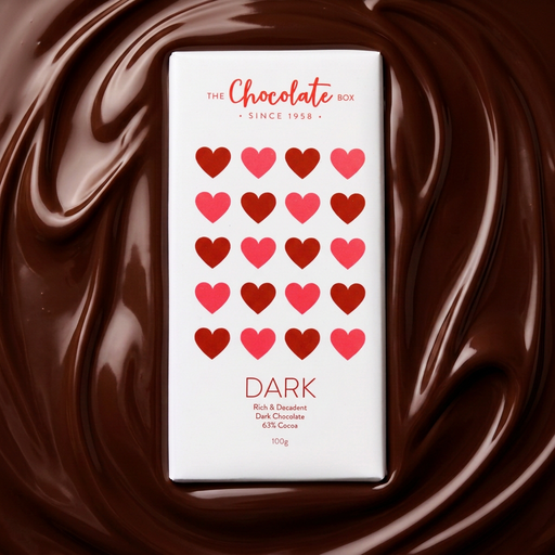 Heart Dark Chocolate Block