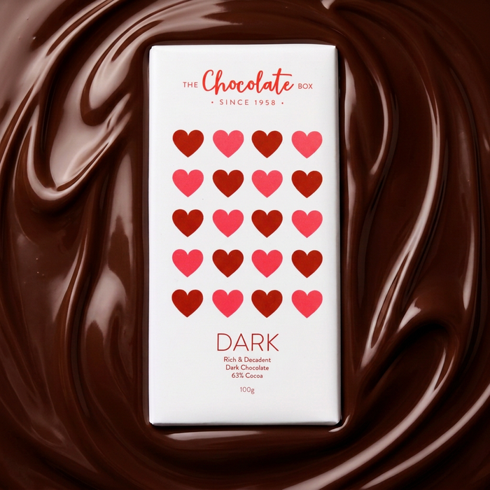 Heart Dark Chocolate Block