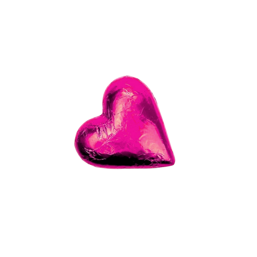 Foiled Heart Solid Milk 100g