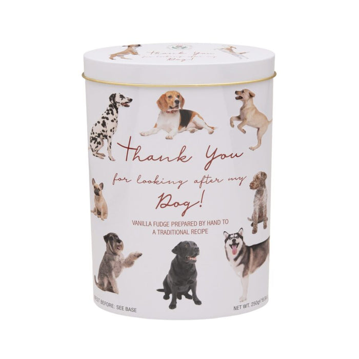 Thank You Dog Vanilla Fudge Tin 250g
