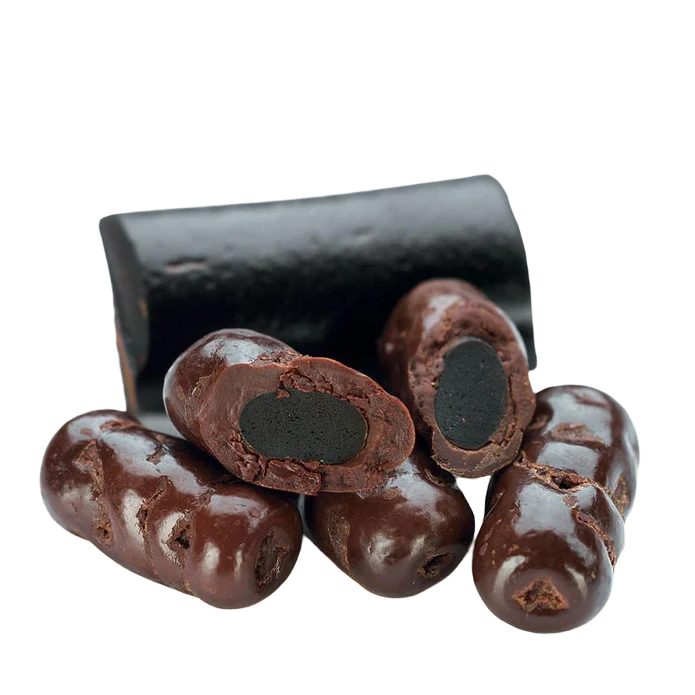 Licorice Logs, Dark Chocolate