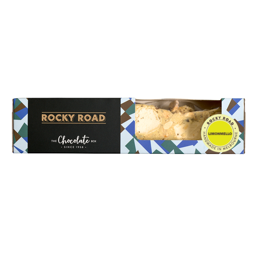 White Limonmello Rocky Road Box 175g