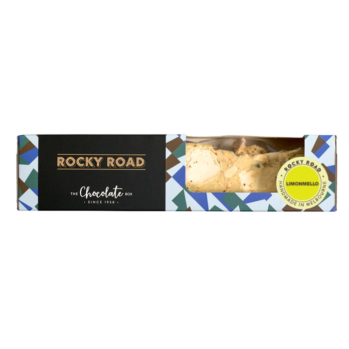 White Limonmello Rocky Road Box 175g