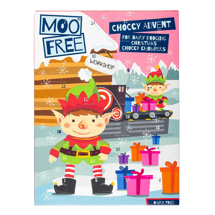 Moo Free Dairy Free Advent Calendar 70g DAIRY FREE, VEGAN, GLUTEN FREE